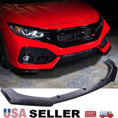 Front Bumper Lip Protector Body Splitter Spoiler Diffuser For Honda Civic Accord - Image 1 of 4