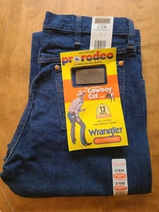 New/NOS Vintage(?)Wrangler Jeans 13MWZPW Mens 31x36 Blue Cowboy Cut Original Fit - Picture 1 of 2