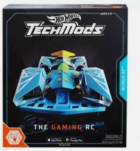🙂 Hot Wheels TechMods Accelo Gt Hochleistungs RC Auto Gesteuertes Gaming Auto - Bild 1 von 2