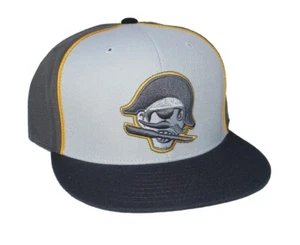Pittsburgh Pirates Gray Scale Cooperstown Collection Fitted Hat Cap - Picture 1 of 2