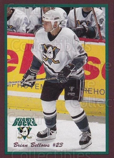 1996-97 Anaheim Mighty Ducks Team Issue #13 Brian Bellows - Image 1 of 1