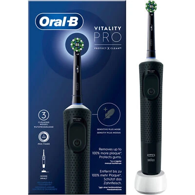Oral-B Oral-B Vitality Pro D103, Elektrische Zahnbürste, schwarz