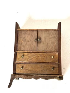 Armario de cocina vintage galés georgiano para casa de muñecas muebles en miniatura - Imagen 1 de 5