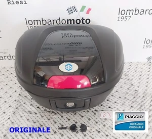 BAULE BAULETTO TOP CASE POSTERIORE ORIGINALE PIAGGIO BEVERLY LIBERTY MP3 X9 X8 - Foto 1 di 7