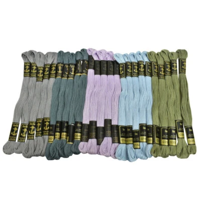 Anchor Thread Cross Stitch Colorful Collection Embroidery Needles Crafts 25 Pcs - Image 1 of 4