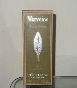 L'Occitane Verveine Eau De Toilette Spray 100ml/3.3fl.oz. New In Box