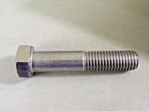 HEXAGON HEAD BOLT DIN 931 STAINLESS STEEL A4 70 DIN 931 M18X90, 10PK, (RG) - Picture 1 of 6
