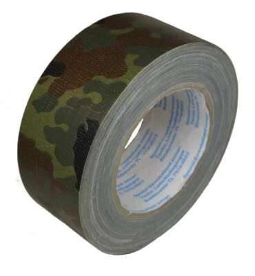 PRIOTEC Bundeswehr Panzerband 50 mm x 25 m flecktarn Panzertape Gewebeband Klebeband BW