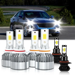 For Cadillac SRX 2004-2006 Combo LED Headlight Bulb Hi/Low Beam Fog Light 6000K - Bild 1 von 11