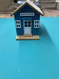 Wind Up musical Toy Doctor w/ Opening And Closing Front Door/vintage - Picture 1 of 13