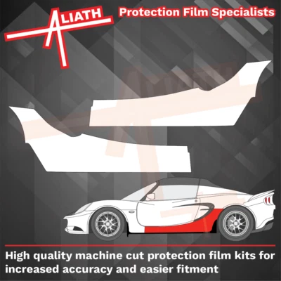 Se adapta a faldas laterales de copa Lotus Elise S3 CLARO protector de astillas de piedra película de protección de pintura - Imagen 1 de 3