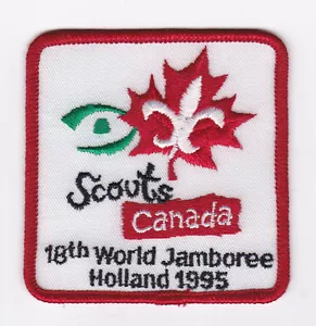Patch contingente World Scout Jamboree 1995 CANADA / SCOUT CANADI - Foto 1 di 2