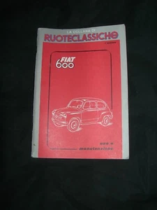 Uso e manutenzione Fiat 600 D Use and maintenance Owner's manual - Foto 1 di 3
