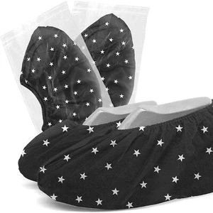 WeCare Schutzschuhbezüge, einzeln verpackt - 50 Paar - Sterne - Bild 1 von 6