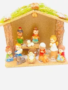 12pcs Christmas Nativity Set Nativity Manger Figures Set Christmas Scene Set - Picture 1 of 7