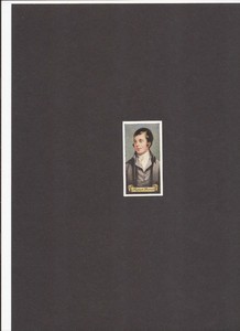 ROBERT BURNS ~ No.35 ~ Carreras ~ Celebrities Of British History ~ 1935