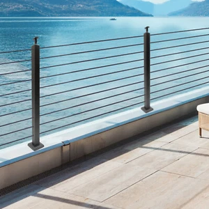 Kabel Geländer Pfosten Geländer Säule 36"x2"x2" Ebene gebohrt Pfosten verstellbar oben USA - Bild 1 von 17