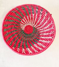 Boho Decor | African Wall Basket | Handcrafted Wall Decor |  Ugandan Basket