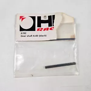 HPI 4x50 mm Gear Shaft Black (1) A192 New Old Stock Sealed - Picture 1 of 2