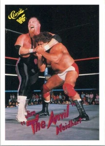 Tarjeta de lucha libre clásica de Jim Neidhart The Anvil #124 1990 WWF  - Imagen 1 de 2