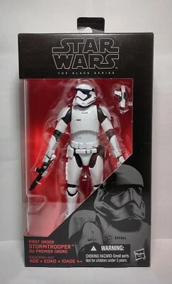 Figura de acción pistola Star Wars Black Series First Order Stormtrooper 6" #04 difícil de encontrar Foto 1 de 4