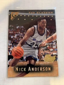 NICK ANDERSON 1995-96 TOPPS GALLERY PLAYERS PRIVATE ISSUE #125 ORLANDO MAGIC - Picture 1 of 2