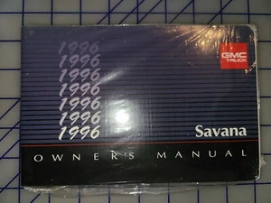1996 GMC Savana Owners Manual Original NOS - Picture 1 of 1