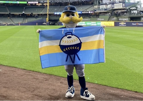 Milwaukee Brewers City Connect Flag Brew Crew New Sealed Cover