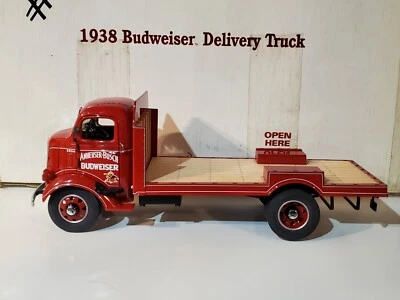 1938 Budweiser Beer GMC Stake Bed Delivery Truck 1:24 Scale Diecast Danbury Mint - Image 1 of 4