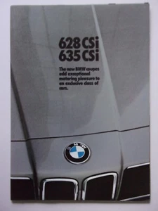 BMW 6 SERIES orig 1982 UK Mkt Sales Brochure - 628CSI 635 CSI - Picture 1 of 5