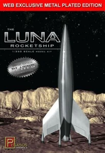 Destination Moon Luna Rocketship 1/350 Scale Model Kit SPECIAL PLATED 181PE05 - Picture 1 of 1