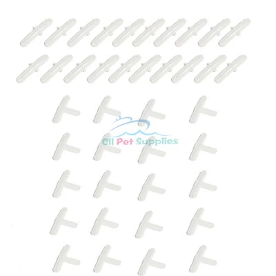 AQUANEAT Aquarium Airline Tubing Connector, Fish Tank Air Pump Connector, 40Pcs - Image 1 of 3