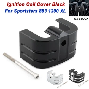 Black Ignition Coil Plug Cover Trim For Harley Softail 2018-2024 Low Rider S - Picture 1 of 12