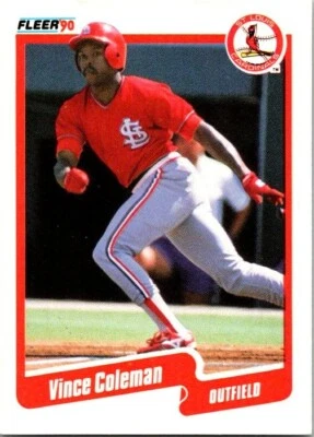 1990 Fleer - Vince Coleman #245 - Image 1 of 2