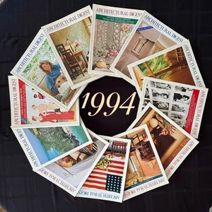 1994~~~Architectural Digest~~~Complete Year~~~Overall LIKE NEW🐇Condition - Picture 1 of 10