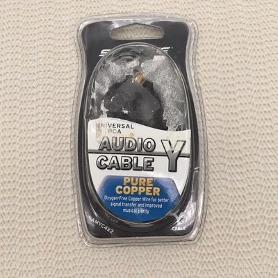 SCOSCHE Universal RCA Audio Y Cable 2-Pack AMYC4X2 Pure Copper - Image 1 of 4