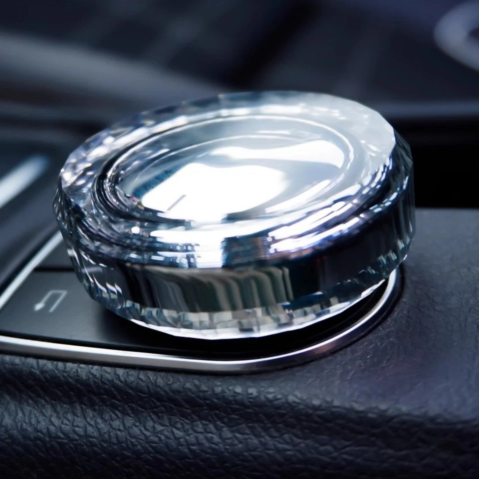 For Mercedes-Benz W246 B-Class 2012-19 COMAND Controller Knob Crystal Cover Trim Foto 1 de 4