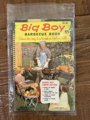 Vintage 1960 Big Boy Barbecue Book  Spit or Grill BBQ  FREE SHIPPING! - Image 1 of 4