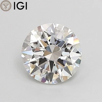 ROUND Shape 1.20 CARAT IGI Certificate E Color VS1 Clarity CVD Lab Grown Diamond - Image 1 of 4