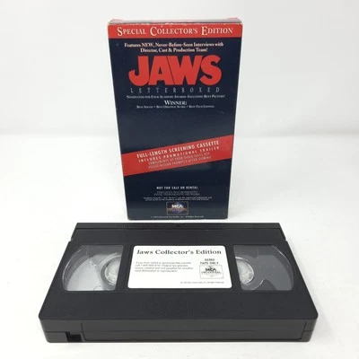 Jaws Special Collectors Edition Full Length Screening Cassette 1995 NFS Demo VHS - Image 1 of 4
