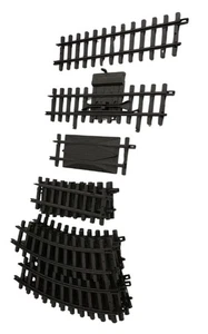 Vintage New Bright 1986 Train Tracks Replacement  Pieces Curve Straight Lot 16 - Picture 1 of 8