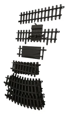 Vintage New Bright 1986 Train Tracks Replacement  Pieces Curve Straight Lot 16 - Image 1 of 4