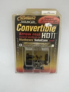 Mathews SoloCam HD II 0" Left Hand Convertible Archery Rest Black #80264 - Picture 1 of 6
