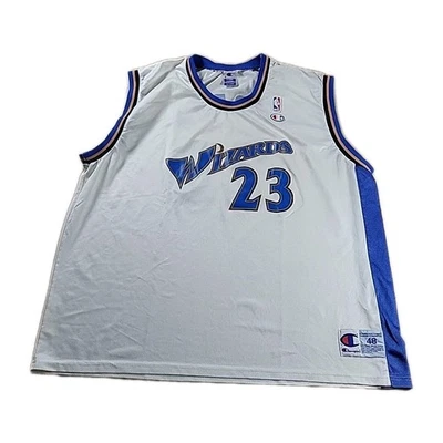 Camiseta deportiva vintage años 90 Michael Jordan #23 Champion Washington Wizards BLANCA talla XL 48 Foto 1 de 4