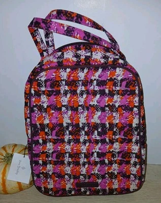 Vera Bradley Lancheira Houndstooth Tweed #15709-113 Alça Forrada Nova Com Etiqueta  - Imagem 1 de 4