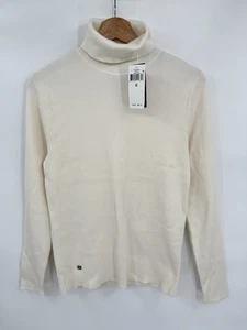 NEU Lauren Ralph Lauren Pullover Damen XL gerippt Rollkragen Baumwolle Langarm - Bild 1 von 7