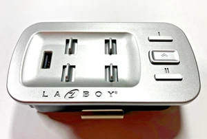 NEW NOB! La-Z-Boy 10.000184 Power Recliner Side Button Control Panel w/ USB - Picture 1 of 4
