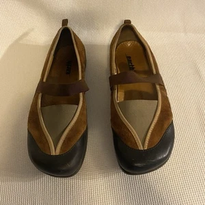 Kalso Earth Damenschuhe 8,5 B Slipper Mary Jane Intrigue moosbraun Leder - Bild 1 von 12