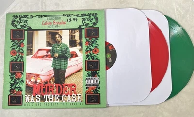 Snoop Murder Was The Case Double LP Vinyl Record Red Green Dre 1994 Death Row - Image 1 of 4