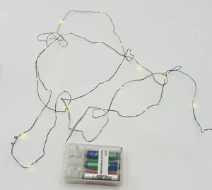 2 Strings Lemax Christmas Village String Lights 78" & 96" Long Battery Operated - Bild 1 von 6